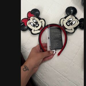 Loungefly Minnie and Mickey Ears  (Disney x Macys Christmas Collection)